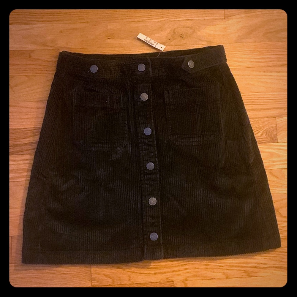 Madewell corduroy a-line skirt -